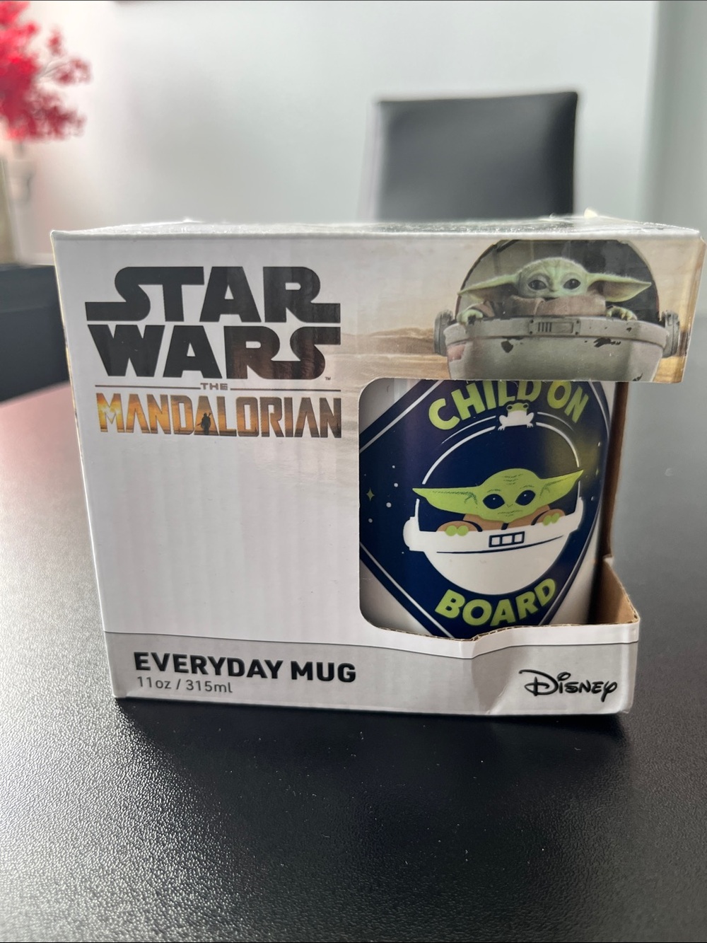 Star Wars: The Mandalorian "Child On Board" Everyday Mug. NIB